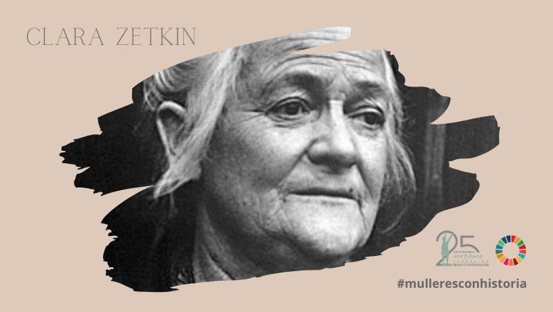 Clara Zetkin, a principal impulsora do Día Internacional da Muller Traballadora