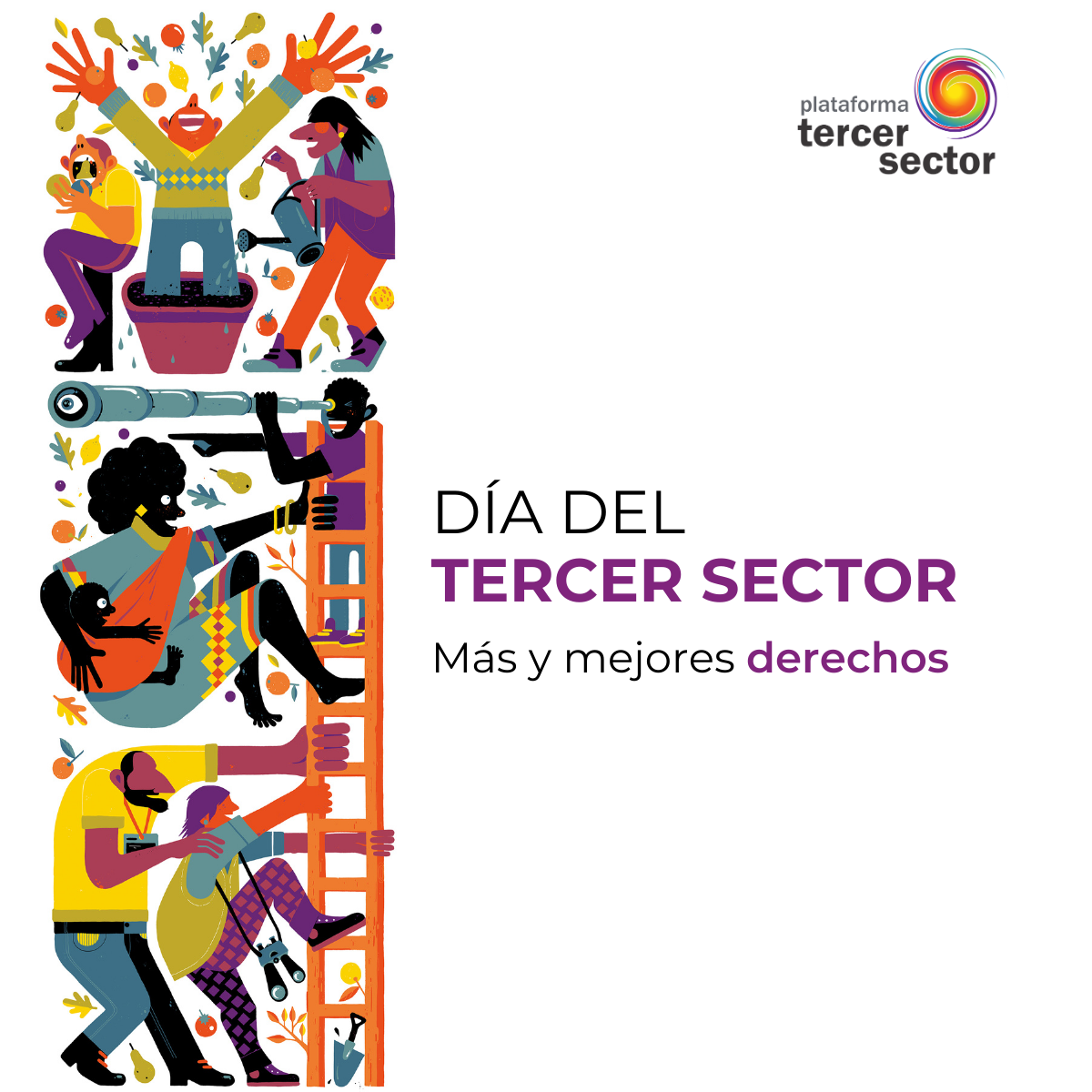 Cartel por el Día del Tercer Sector (9 de octubre de 2023)