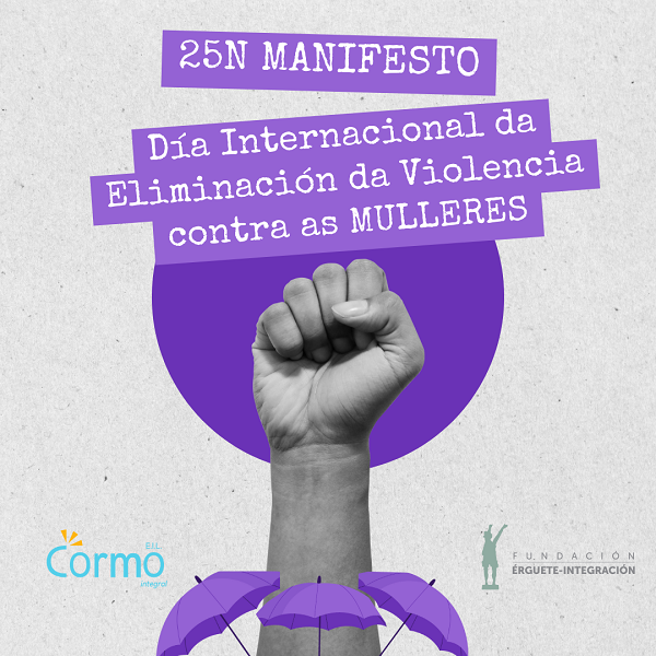 Manifiesto del 25N Día Internacional para la eliminación de la violencia contra las mujeres